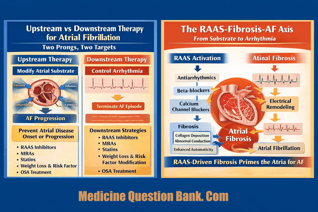 Upstream Therapy for Atrial Fibrillation - Medicine Question Bank